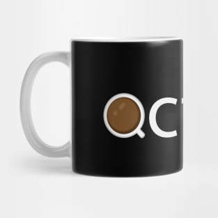 Active being active in coffee typography design Mug